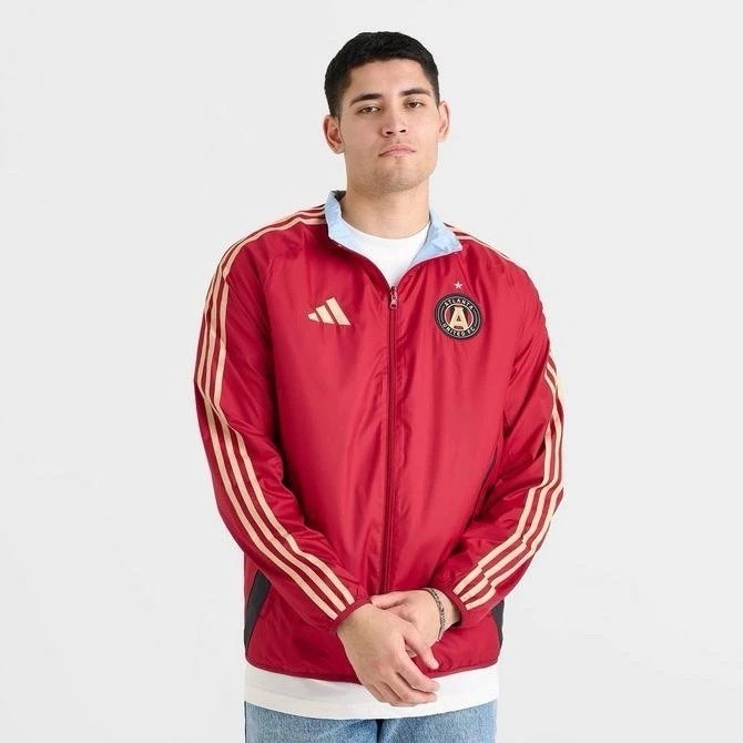 Adidas Atlanta United Fc Reversible Anthem Jacket Mens Je5619 Sz Xl